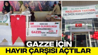 Gazze İçin Hayır Çarşısı Açtılar