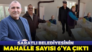 Saratlı Belediyesinin Mahalle Sayısı 6'ya Çıktı