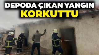 Depoda Çıkan Yangın Korkuttu