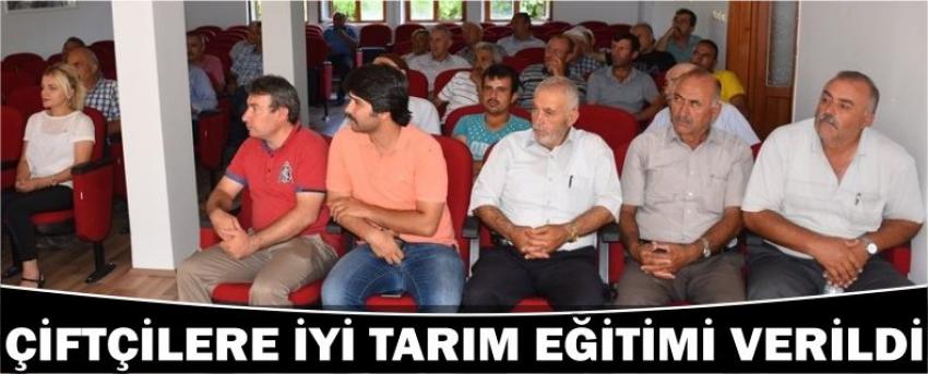 Çiftçilere İyi Tarım Eğitimi Verildi