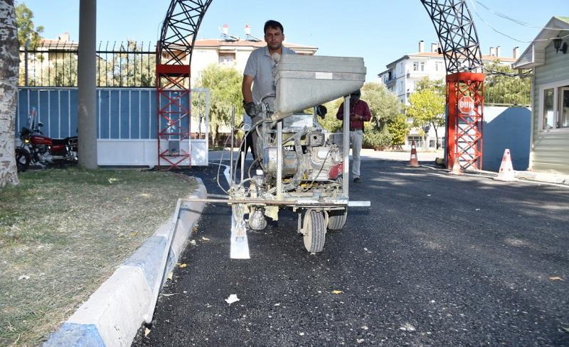 Dağılgan Stadyumu'nda Çalışmalar Devam Ediyor