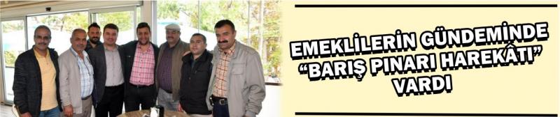 Emeklilerin Gündeminde “Barış Pınarı Harekâtı” Vardı