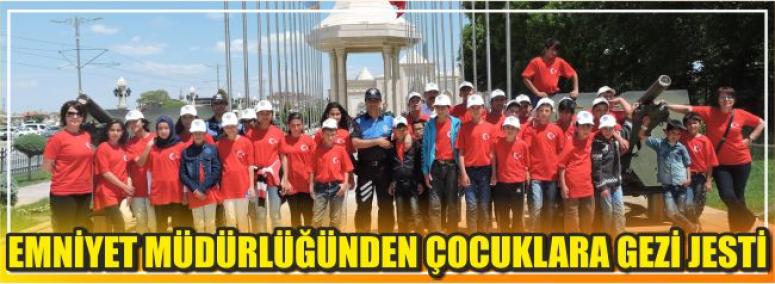 Emniyet Müdürlüğünden Çocuklara Gezi Jesti 