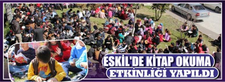 Eskil’de Kitap Okuma Etkinliği Yapıldı