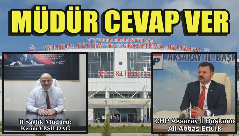 Müdür Cevap Ver