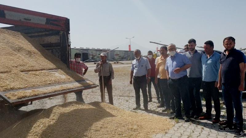 Hasat Yılının İlk Mahsulü Arpa, Borsa'da Satıldı