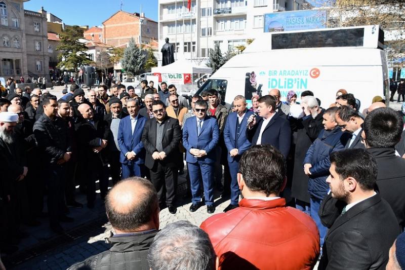 “Bir Aradayız, İdlib'in Yanındayız” Kampanyasına Katıldı