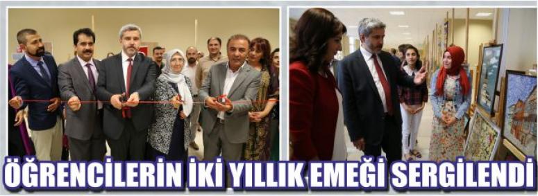 Öğrencilerin İki Yıllık Emeği Sergilendi