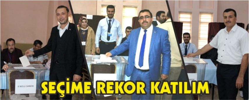 Seçime Rekor Katılım