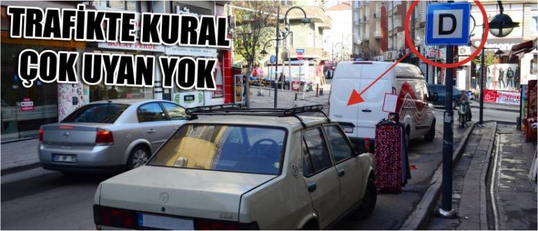 Trafikte Kural Çok Uyan Yok