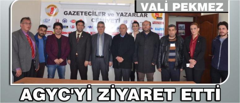 Vali Pekmez Agyc’yi Ziyaret Etti