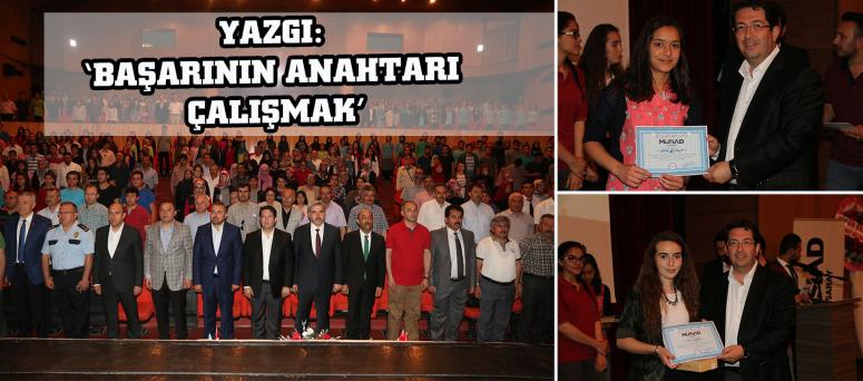  YAZGI: ‘BAŞARININ ANAHTARI ÇALIŞMAK’