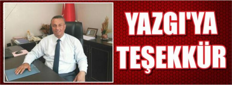 Yazgı’ya Teşekkür