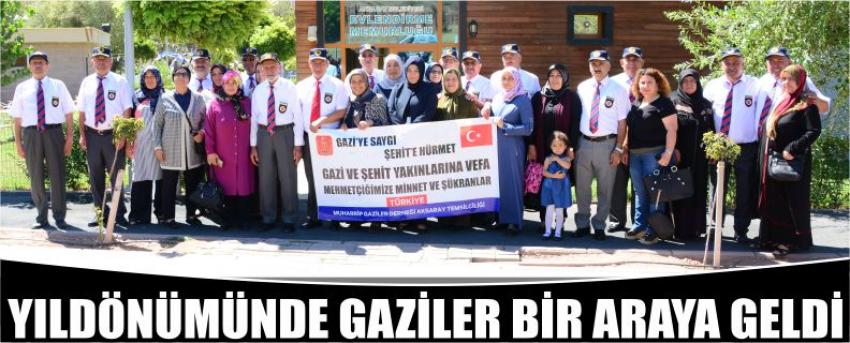 Yıldönümünde Gaziler Bir Araya Geldi