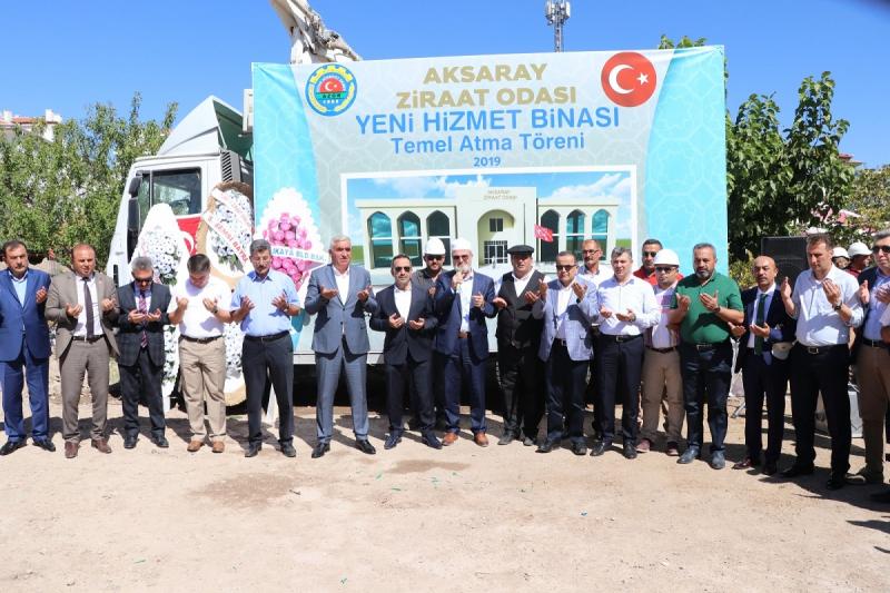 Ziraat Odası Yeni Hizmet Binasının Temeli Atıldı 